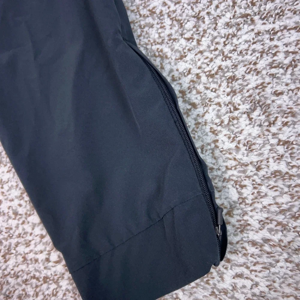 Nike Pants Men Small Black Dri-FIT Training Athletic Gym Joggers Ankle Zip Sport
